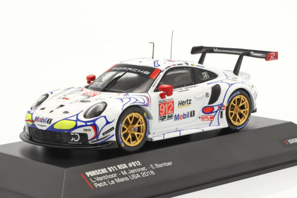 Porsche 911 RSR #912 2nd GTLM-Klasse Petit Le Mans 2018 Porsche GT Team 1:43 Ixo