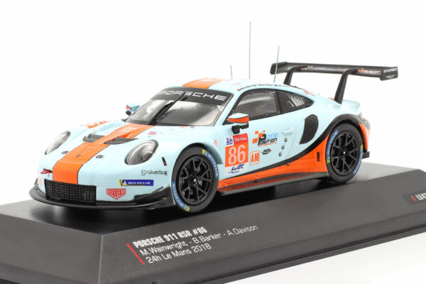 Porsche 911 RSR Gulf #86 24h Le Mans 2018 1:43 Ixo