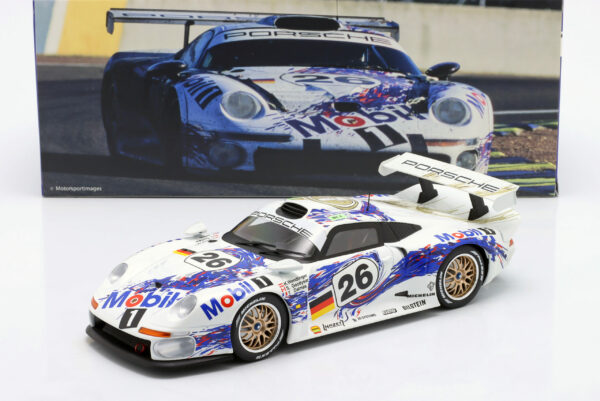 Porsche 911 GT1 #26 24h Le Mans 1996 Dalmas, Wendlinger, Goodyear 1:18 WERK83