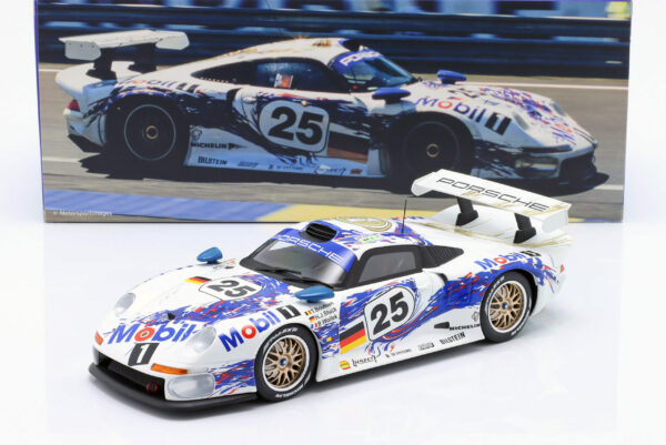 Porsche 911 GT1 #25 24h Le Mans 1996 Stuck, Boutsen, Wollek 1:18 WERK83