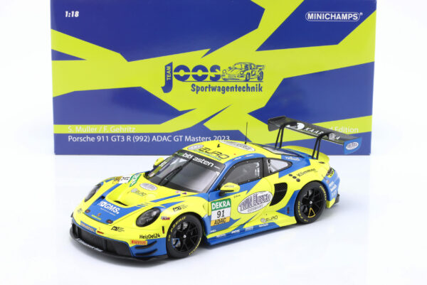 Porsche 911 GT3 R #91 Team Joos by RACEmotion ADAC GT Masters 2023 Gehrsitz, Müller 1:18 Minichamps
