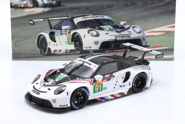 Porsche 911 RSR-19 #91 Porsche GT-Team Goodbye Last Race FIA WEC 2022 Bruni, Lietz 1:18 Ixo