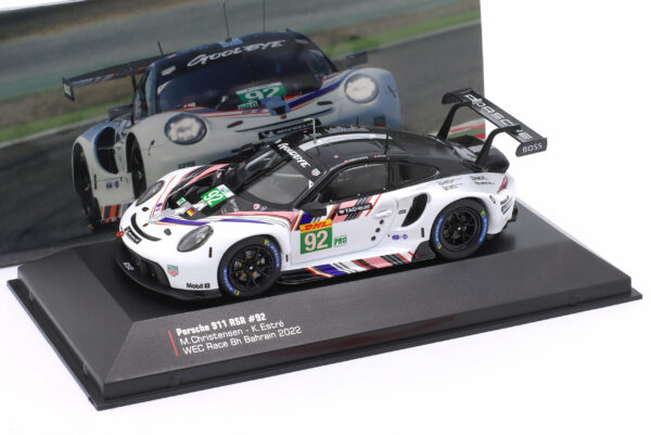 Porsche 911 RSR-19 #92 Porsche GT-Team Goodbye Last Race FIA WEC 2022 Estre, Christensen 1:43 Ixo