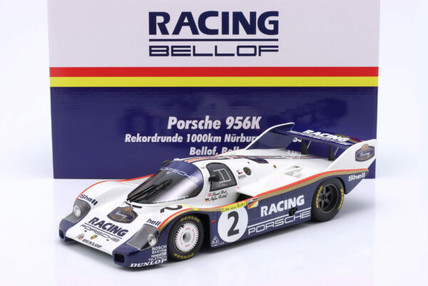 Porsche 956K #2 Record Lap Nordschleife 6.11,13 min 1000km Nürburgring 1983 Bellof, Bell 1:12 WERK83