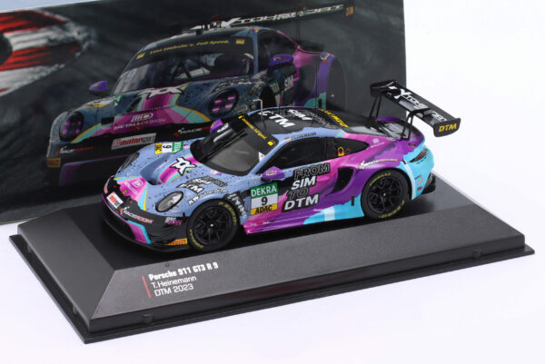 Porsche 911 GT3 R #9 Toksport WRT DTM 2023 Tim Heinemann 1:43 Ixo