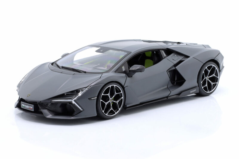 Lamborghini Revuelto Hybrid Baujahr 2023 grau 1:18 Maisto – Bild 2